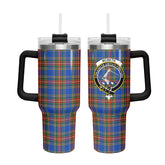 McBeth Ancient Tartan Crest 40 oz Insulated Tumbler with Handle